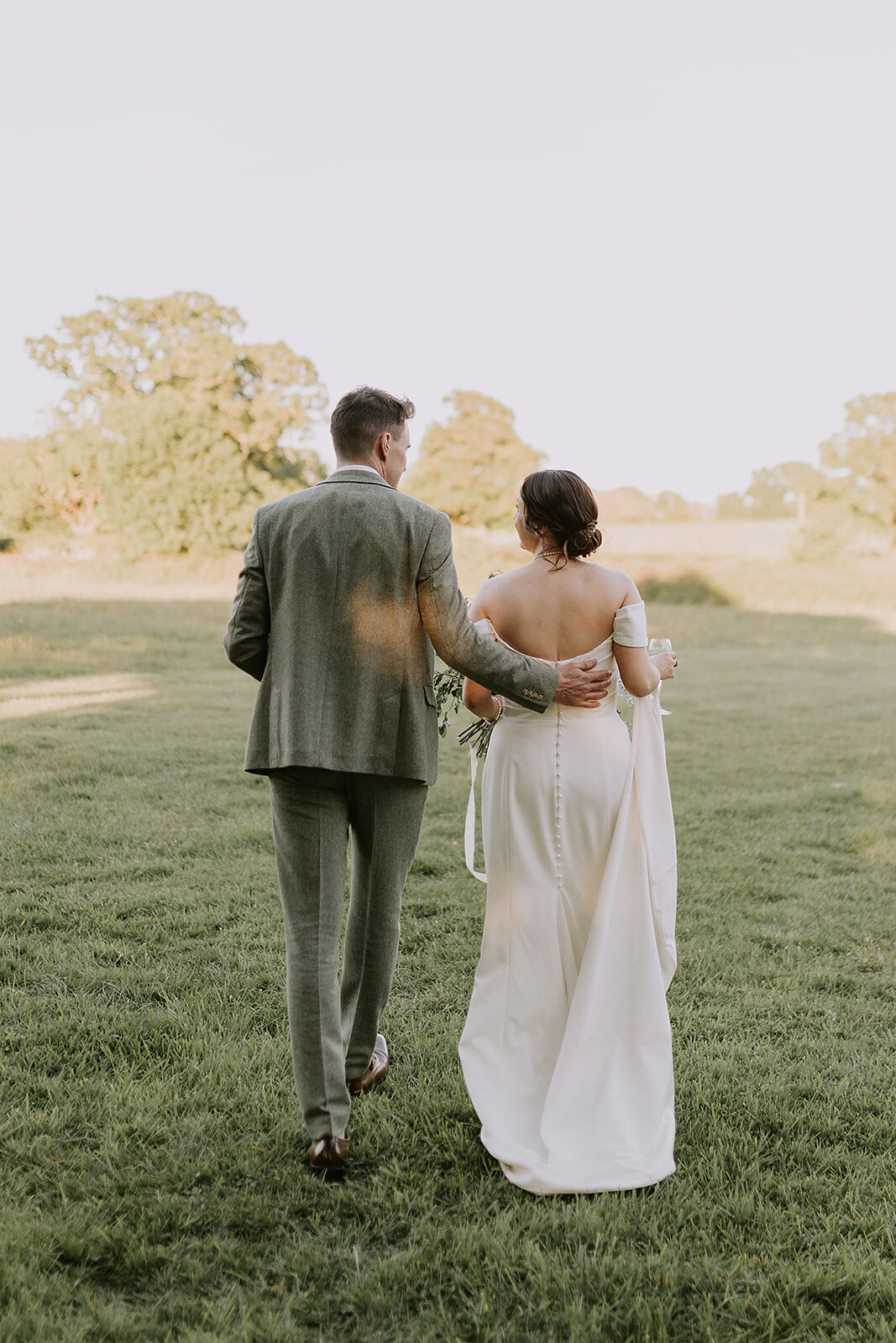 Bride and groom portrait