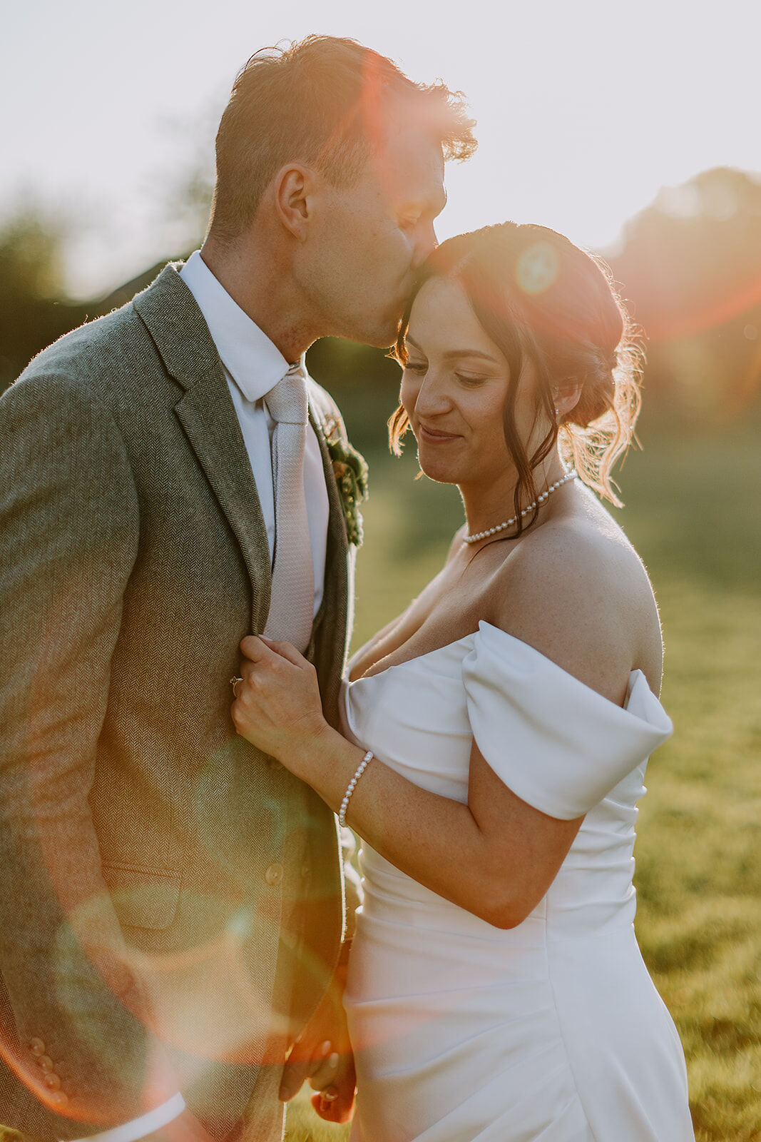 Candid sneak peek moment from the day